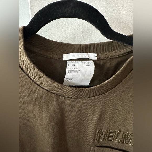 Helmet Lang Army Green T-shirt (unisex) - Picture 3 of 5